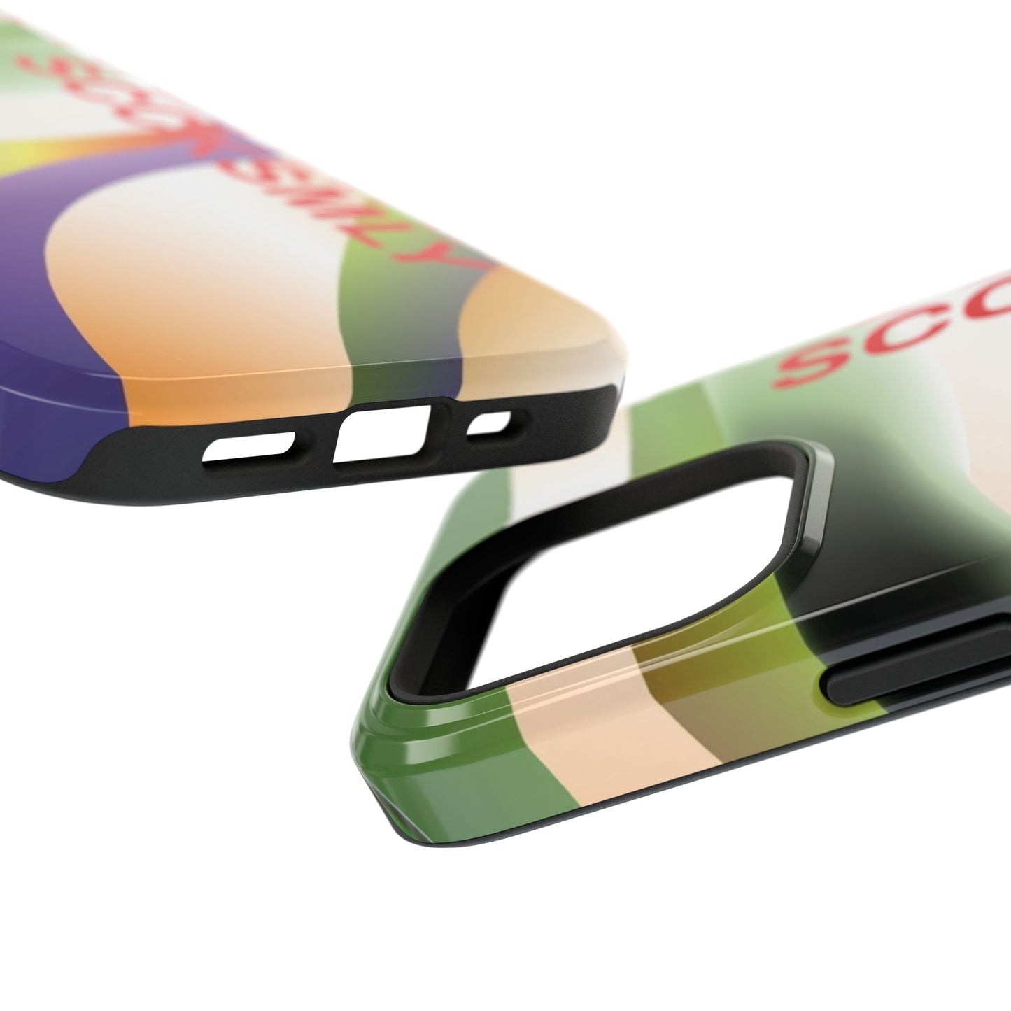 Green Waves Phone Case for "IOS or Apple"