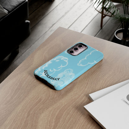 Comic Dot Sky Tough Phone Case for Samsung