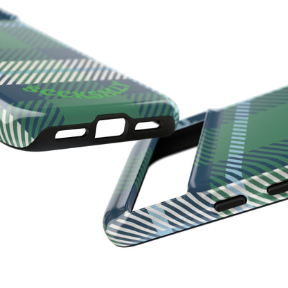 Earth and Sky Plaid Tough Phone Case for Google Pixel