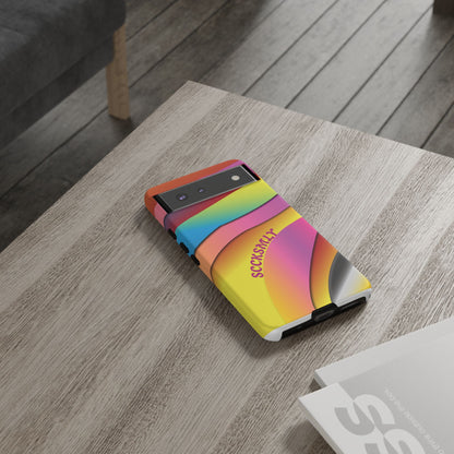 Modern Retro Rainbow Phone Case for Google Pixel