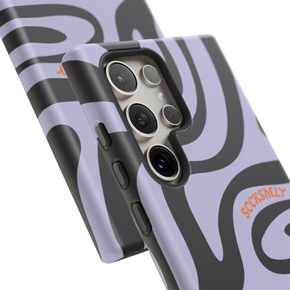 Purple Swirl Phone Case for Samsung