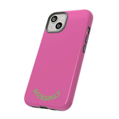 SOLID Sweet Static Pink Tough Case for Apple