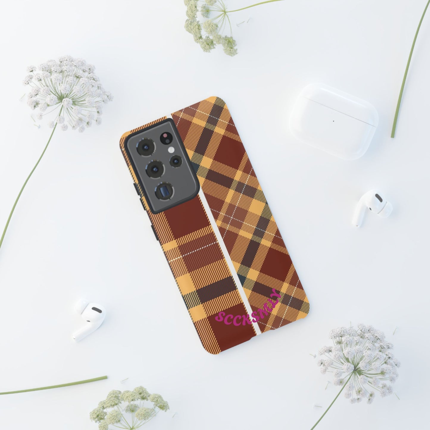 Autumn Plaid Phone Case for Samsung