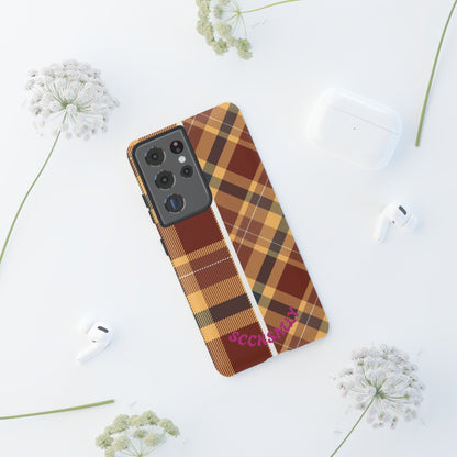 Autumn Plaid Phone Case for Samsung
