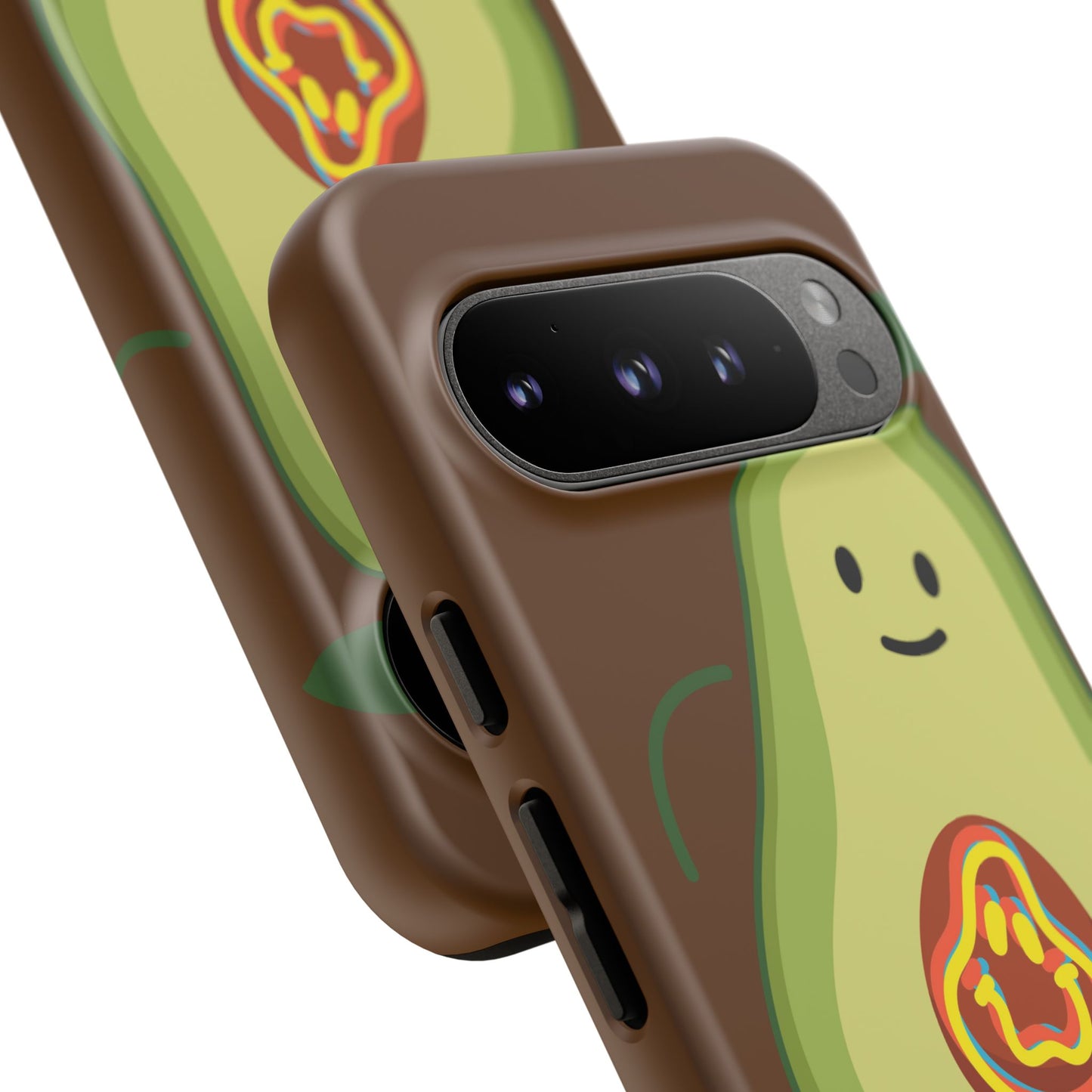 Playful Vegan Avocado Phone Case for Google Pixel