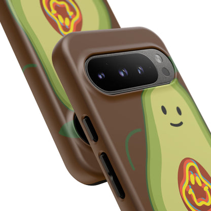 Playful Vegan Avocado Phone Case for Google Pixel