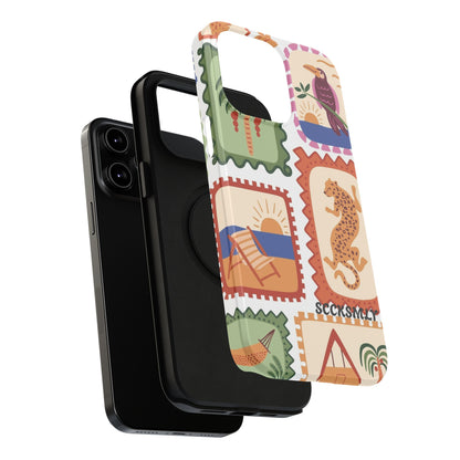 Tropical Print Phone Case for Apple