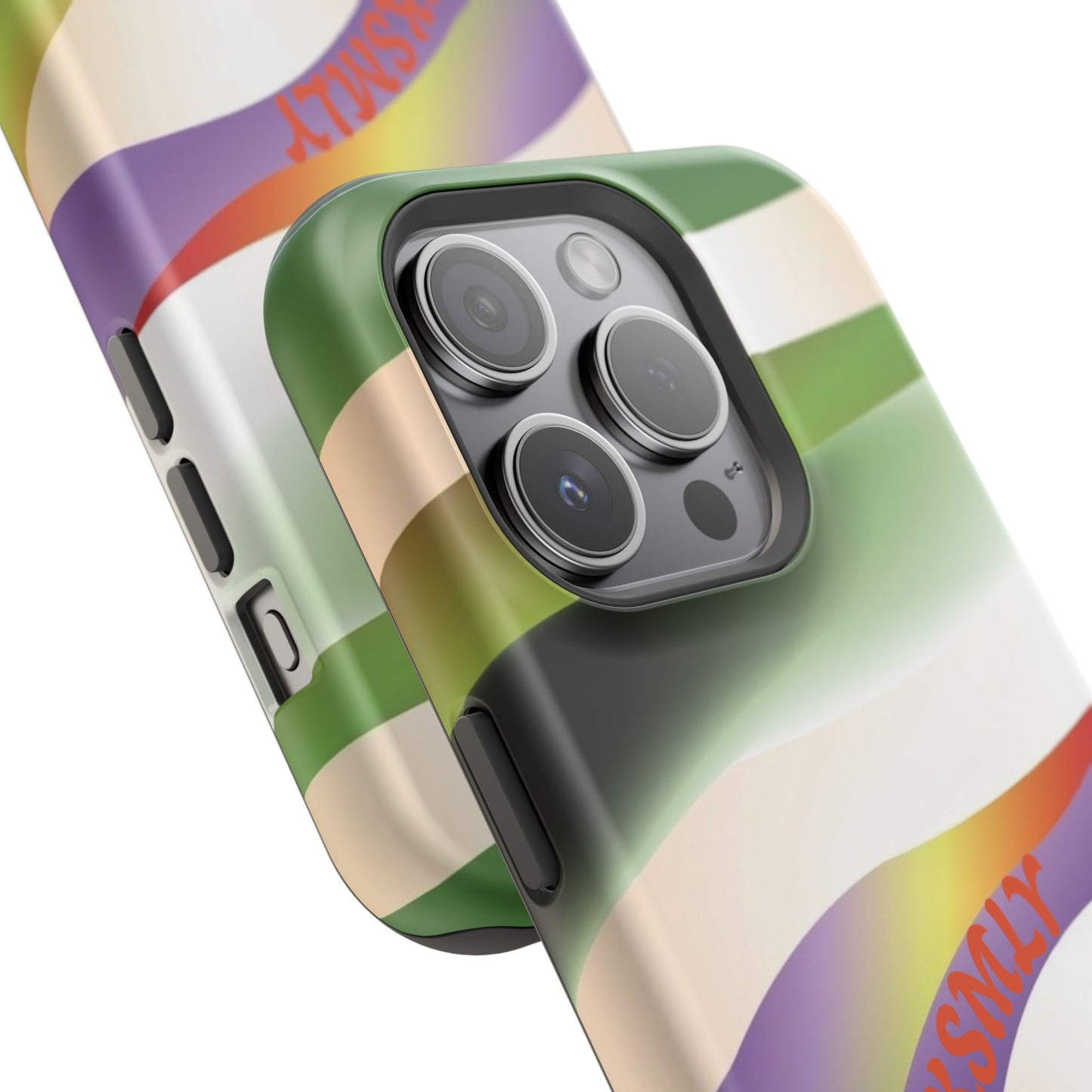 Green Waves Phone Case for Apple