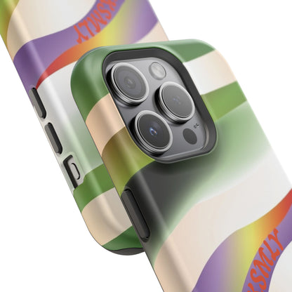 Green Waves Phone Case for Apple