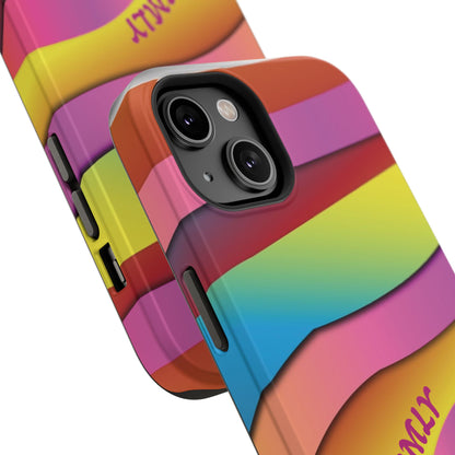 Modern Retro Rainbow Phone Case for Apple