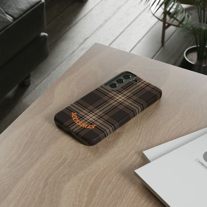 Brown Bread Plaid Tough Phone Case Samsung