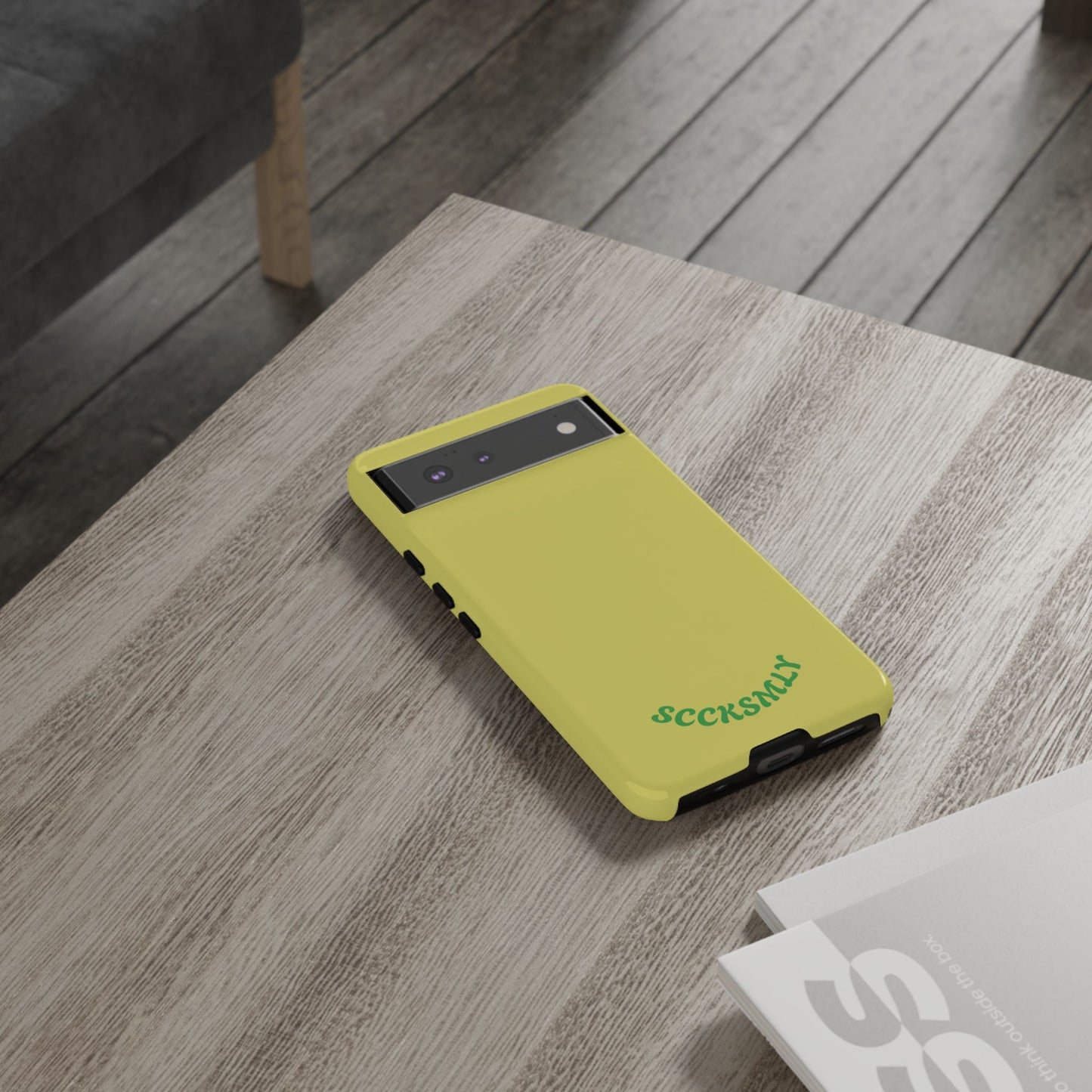 SOLID Lemon Pop Tough Case for Google Pixel