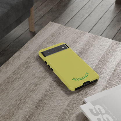 SOLID Lemon Pop Tough Case for Google Pixel