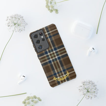 Earth and Sky Plaid Phone Case for Samsung