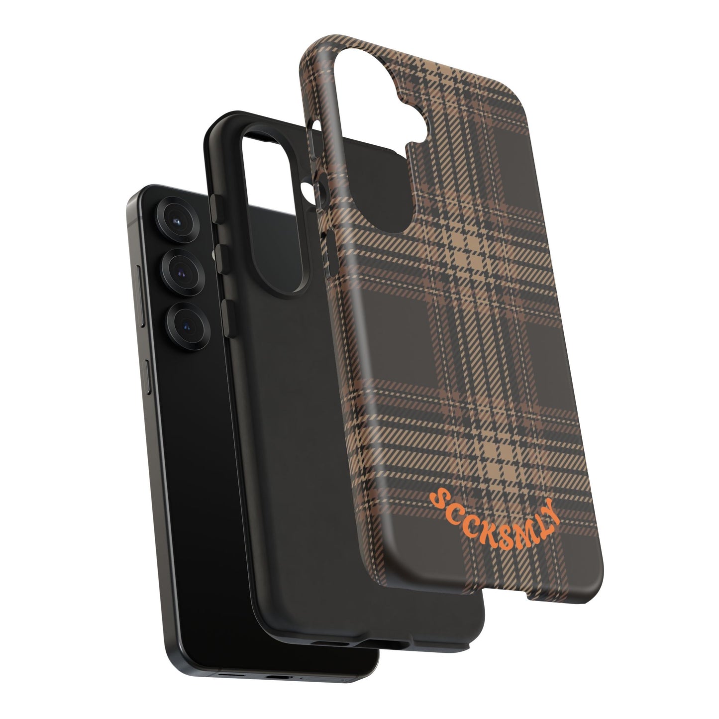 Brown Bread Plaid Tough Phone Case Samsung