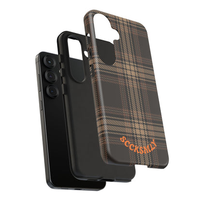 Brown Bread Plaid Tough Phone Case Samsung
