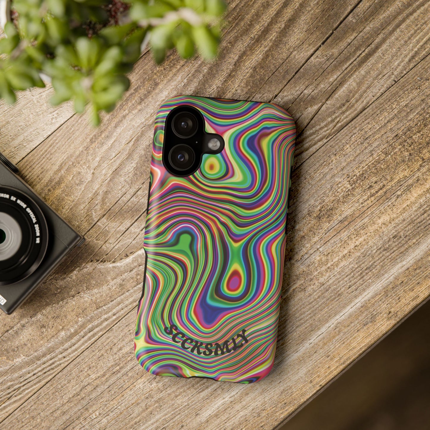 Acid Swirl Phone Case for Apple