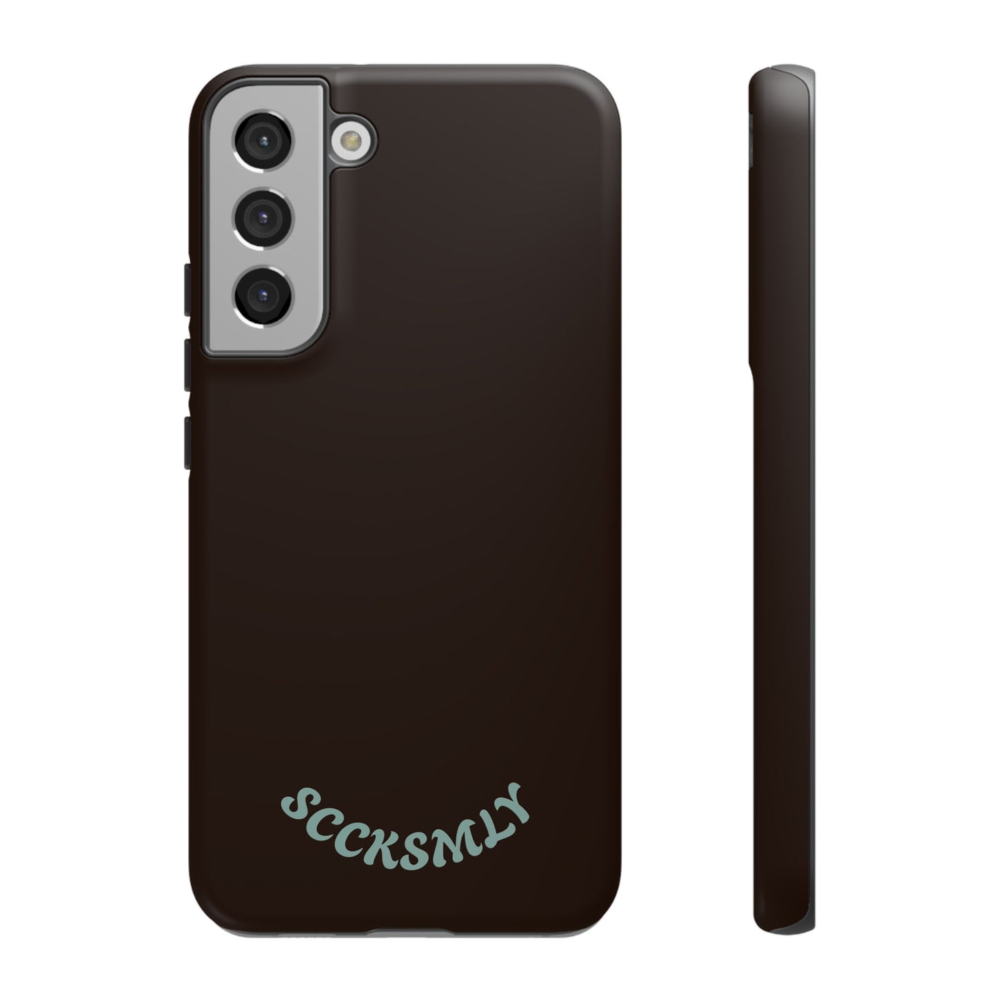 SOLID Espresso Mint Tough Phone Case for Samsung