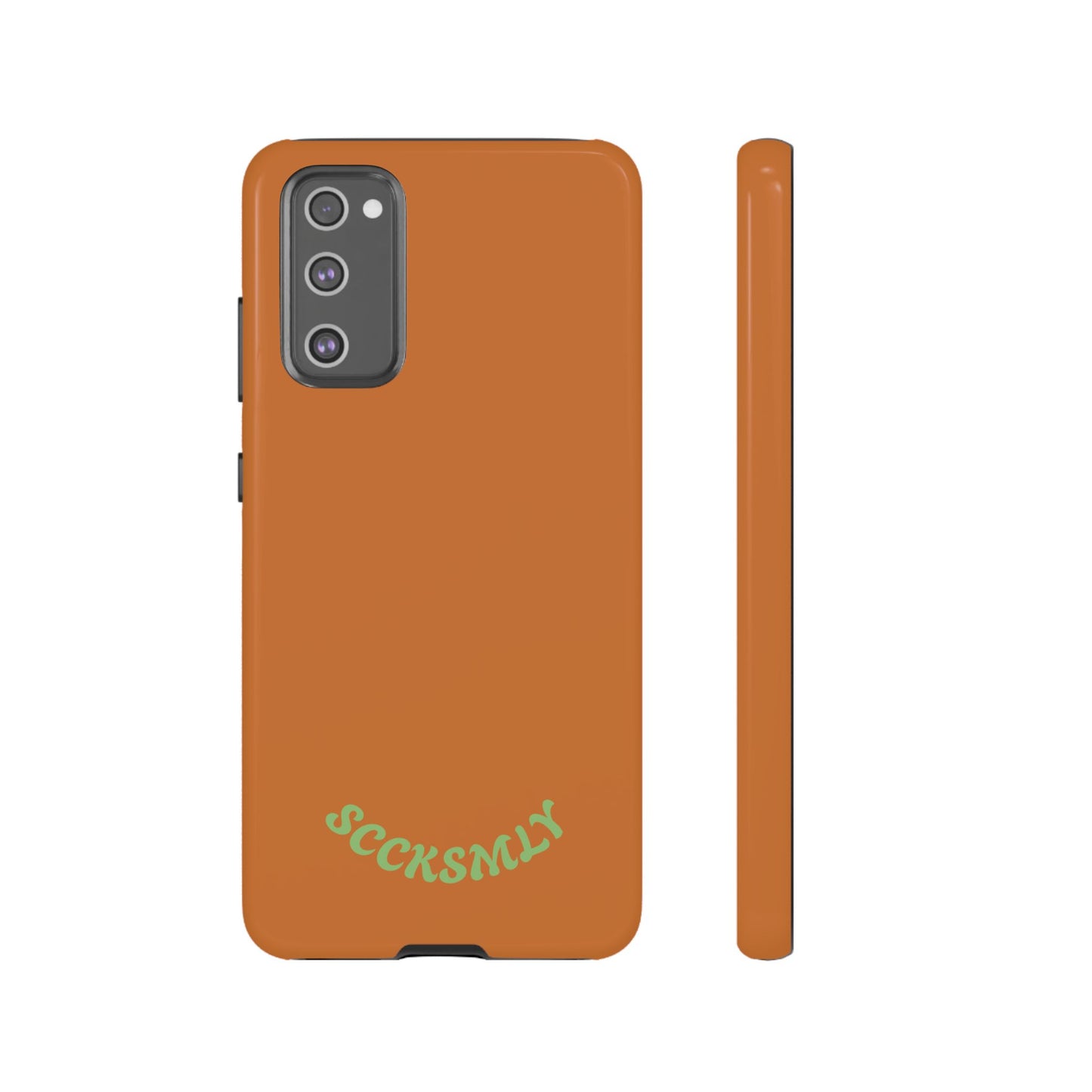 SOLID Terracotta Coal Tough Case for Samsung