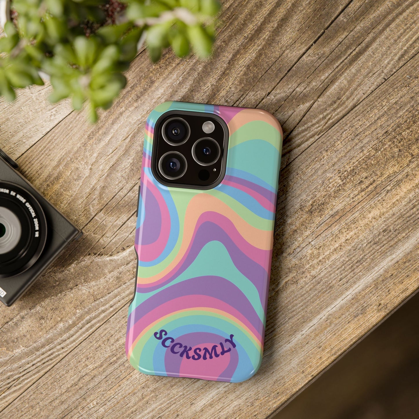 Pastel Swirl Phone Case for Apple