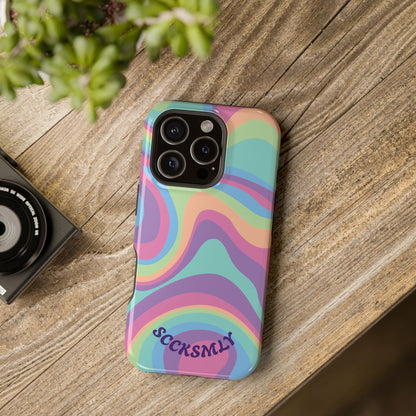 Pastel Swirl Phone Case for Apple