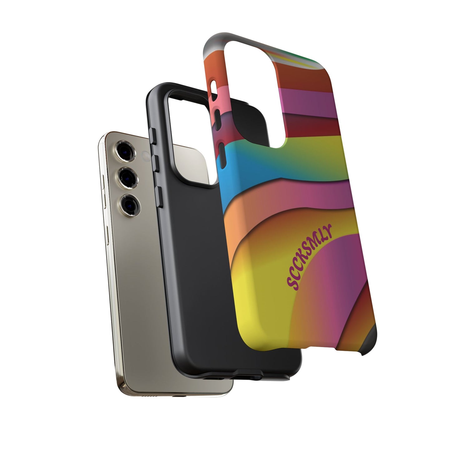 Modern Retro Rainbow Phone Case for Samsung
