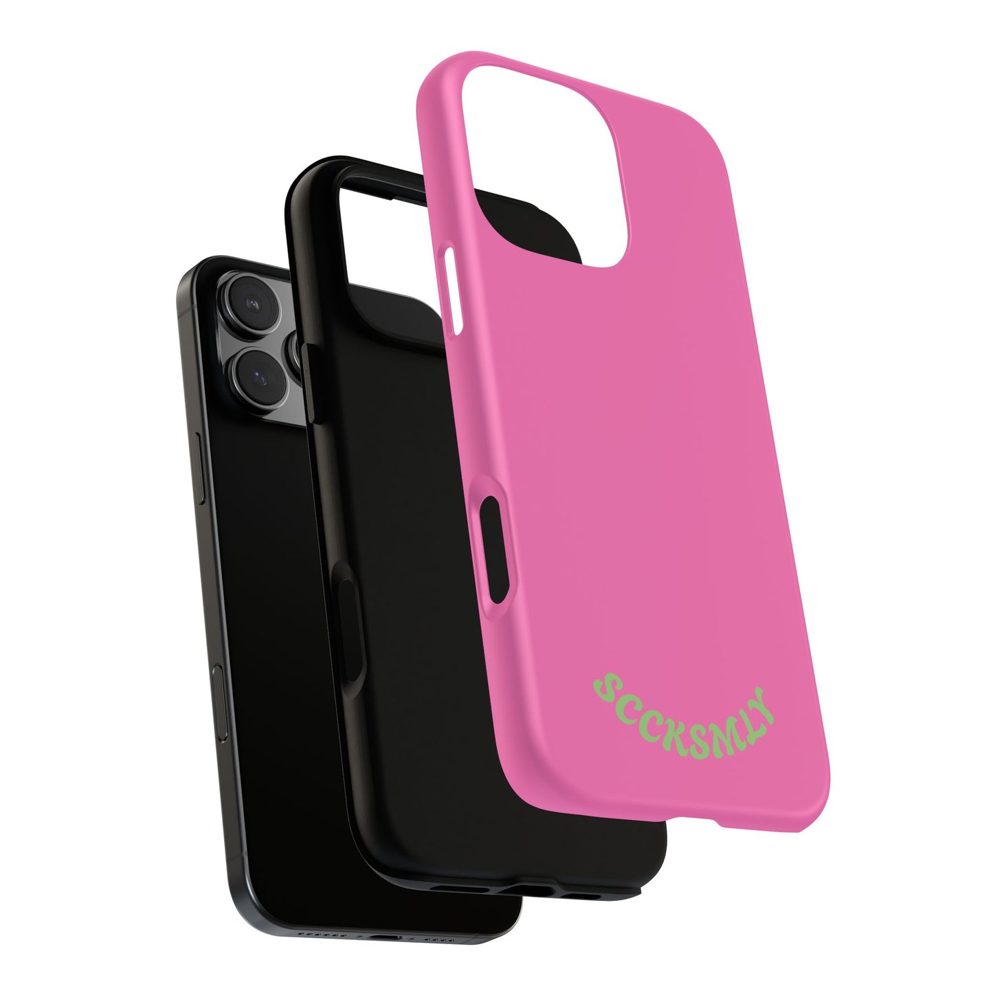 SOLID Sweet Static Pink Tough Case for Apple
