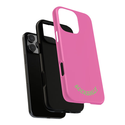 SOLID Sweet Static Pink Tough Case for Apple