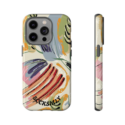 Botanical Strokes Palette Tough Phone Case for Apple