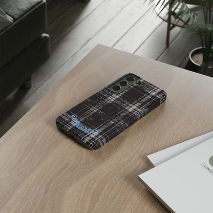 Smoky Grungy Plaid Phone Case for Samsung