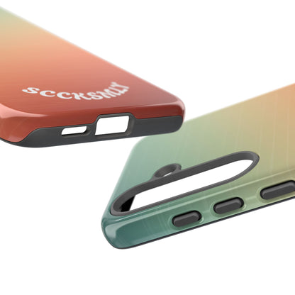 Warm Ombré Tough Phone Case for Samsung