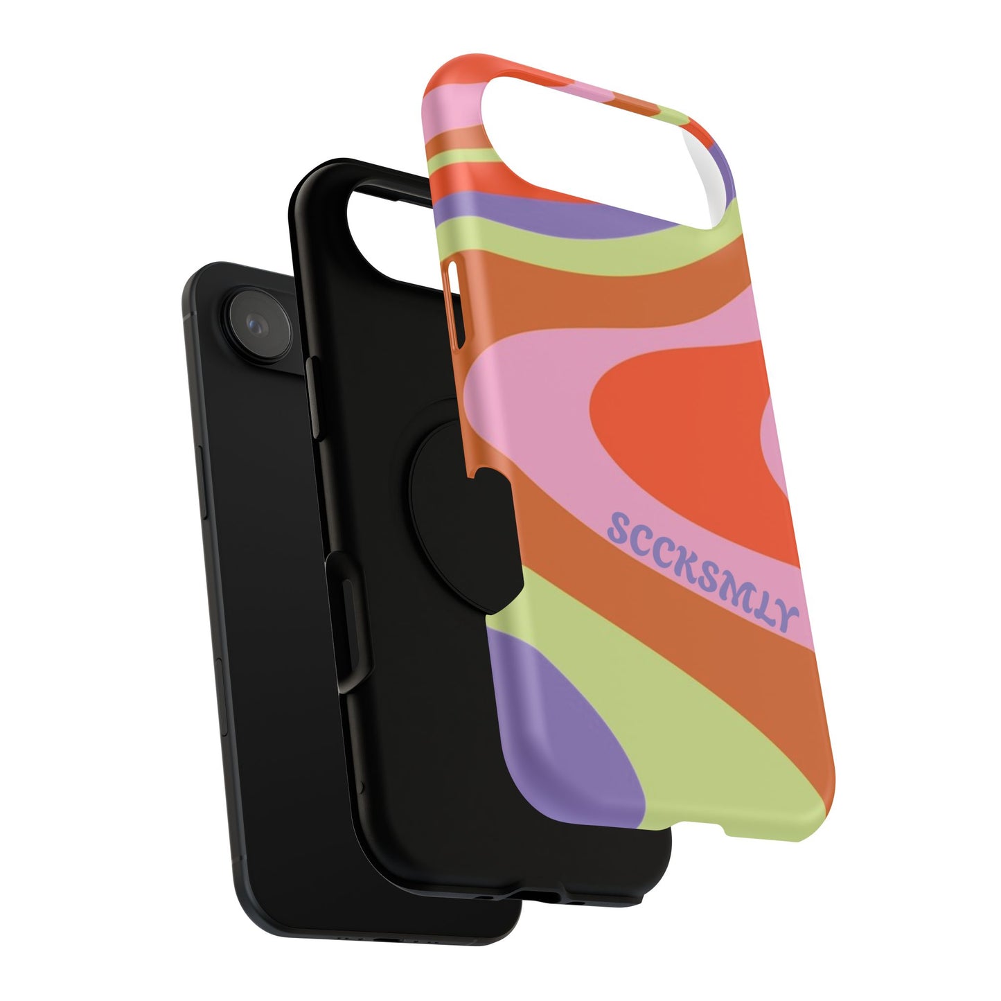 Curvy Swirl Phone Case for Apple