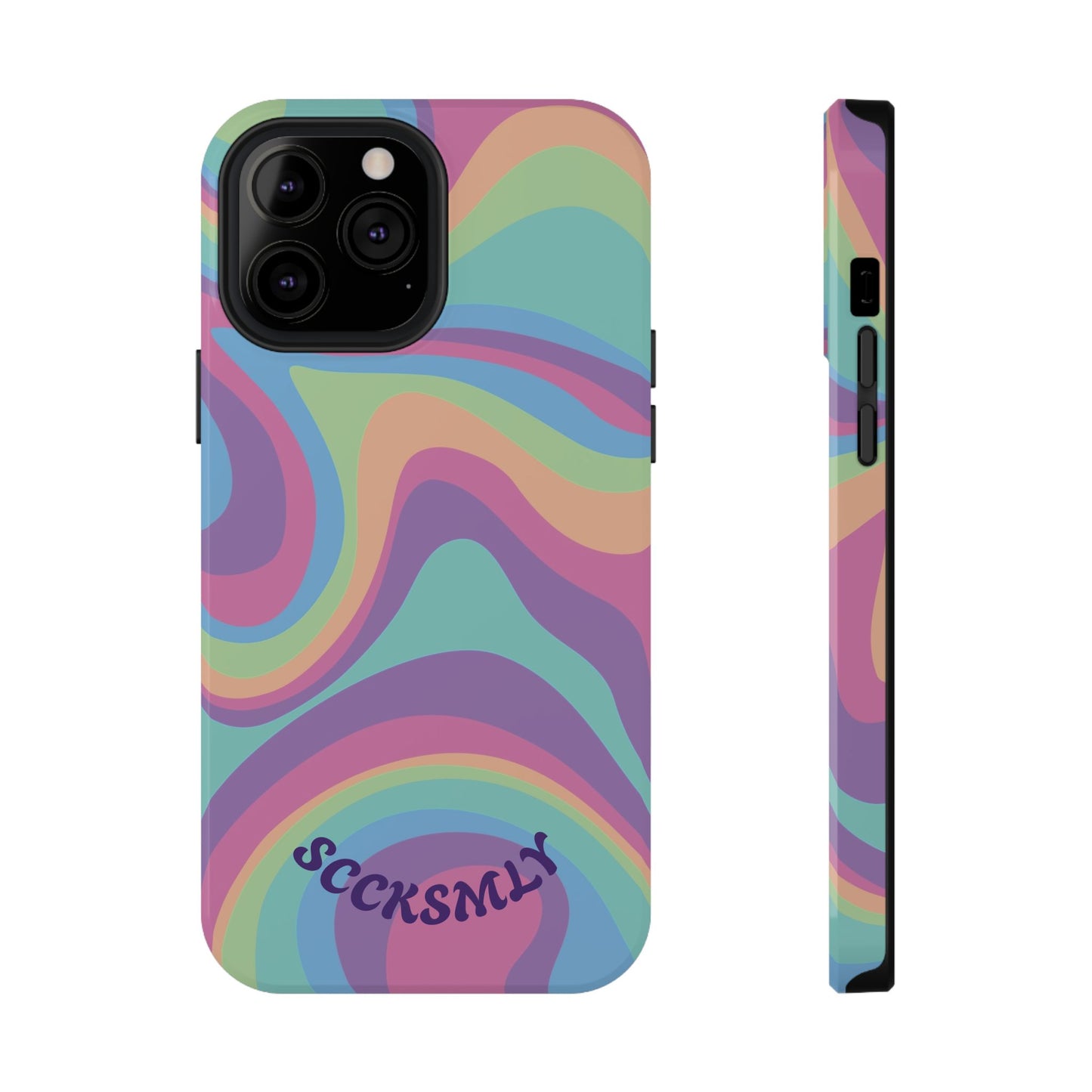 Pastel Swirl Phone Case for Apple