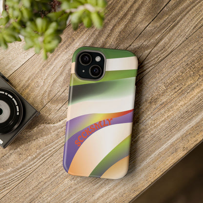 Green Waves Phone Case for Apple