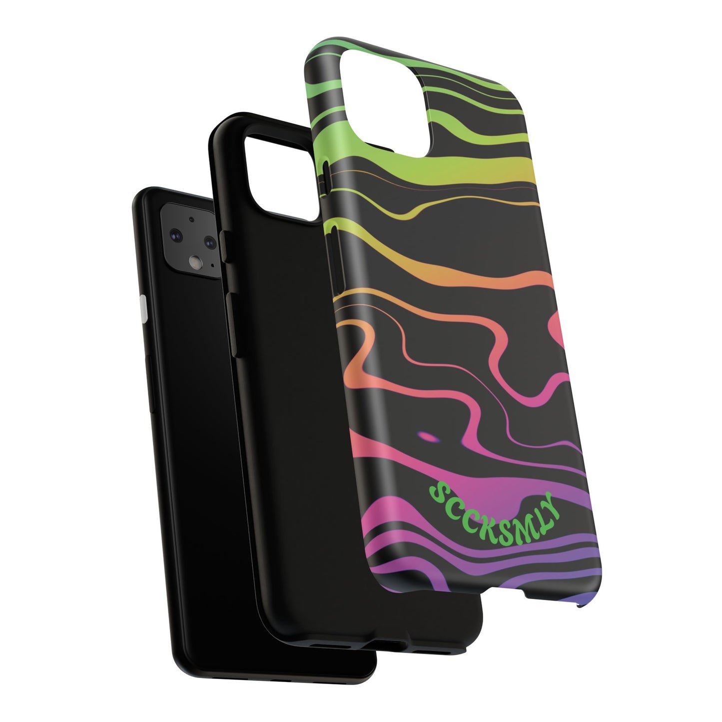 Dark Rainbow Phone Case For Google Pixel