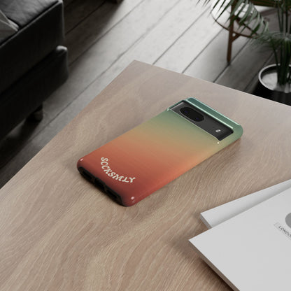 Warm Ombré Tough Phone Case for Google Pixel