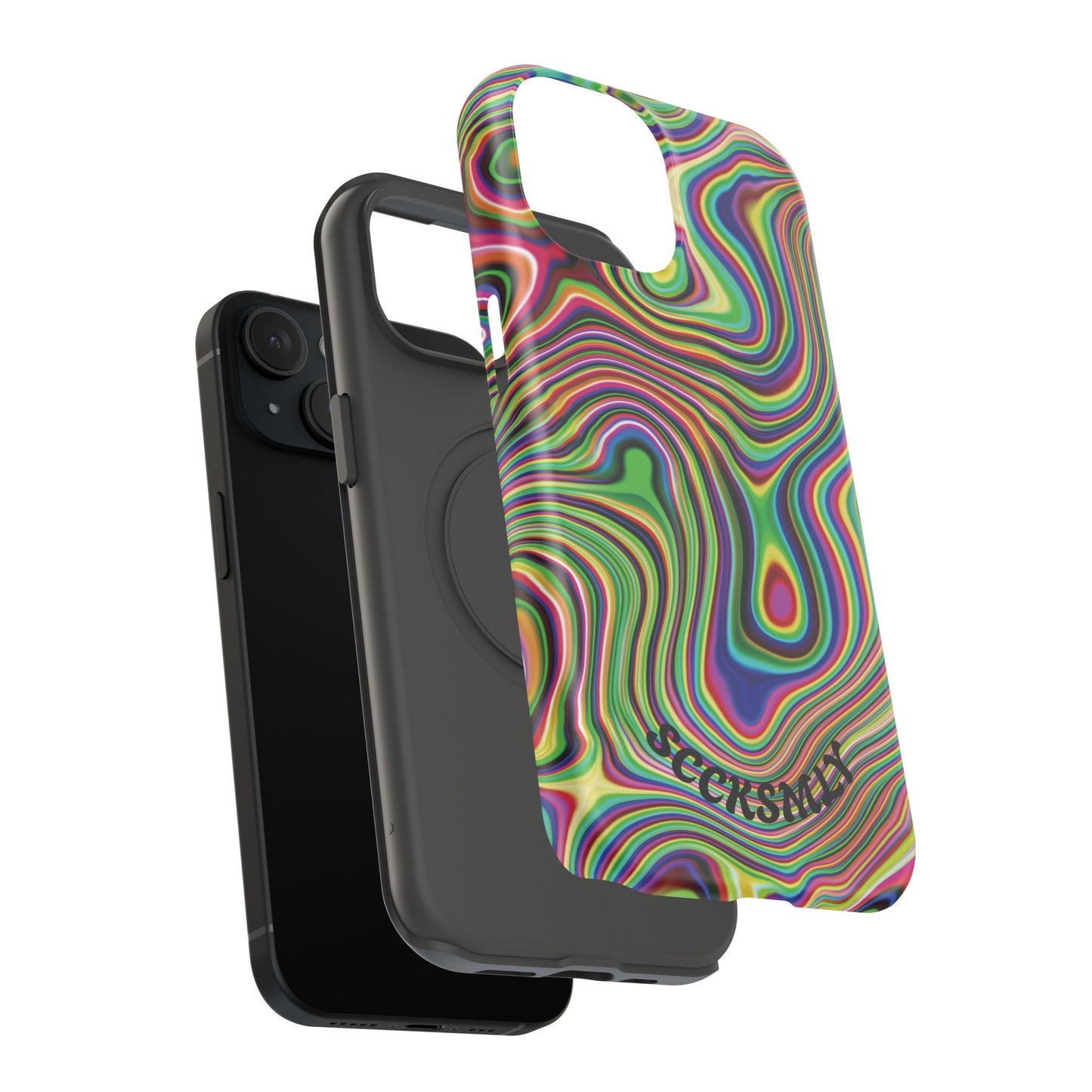 Acid Swirl Phone Case for Apple