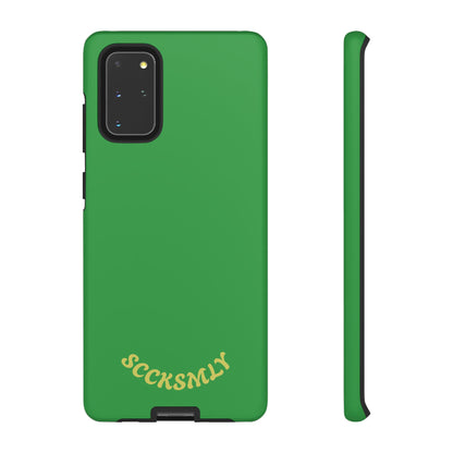 SOLID Green Grin Tough Case for Samsung