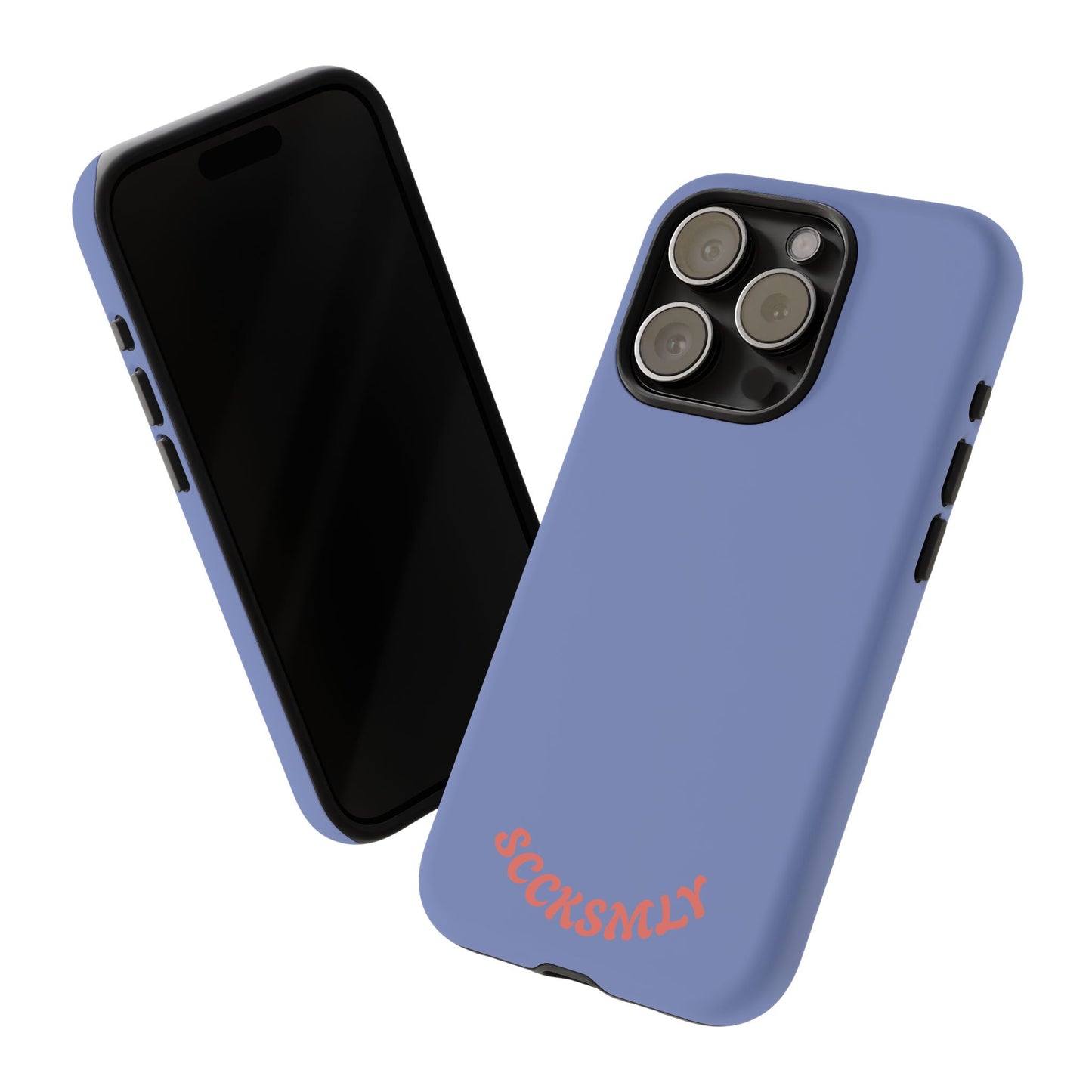 Periwinkle Blue Tough Phone Case for Apple