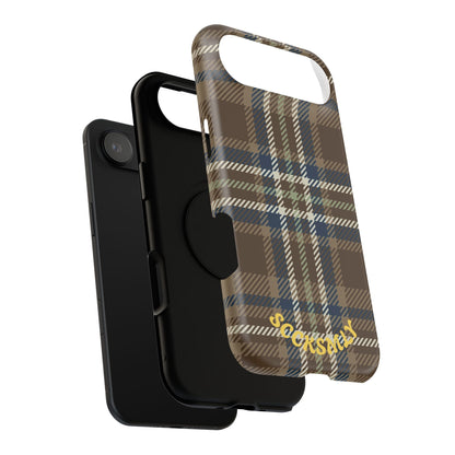 Earth and Sky Plaid Phone Case for Apple