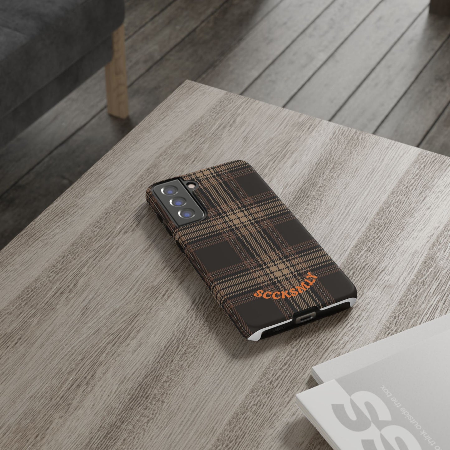 Brown Bread Plaid Tough Phone Case Samsung