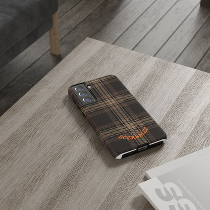 Brown Bread Plaid Tough Phone Case Samsung