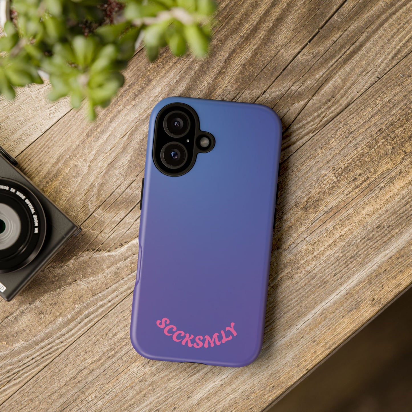 Berry Pop Gradient Tough Phone Case for Apple