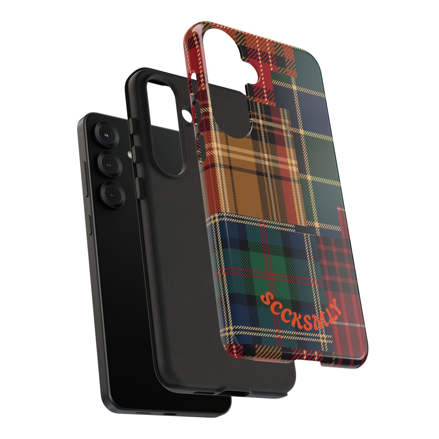 Heritage Hues Patchwork Tough Phone Case for Samsung