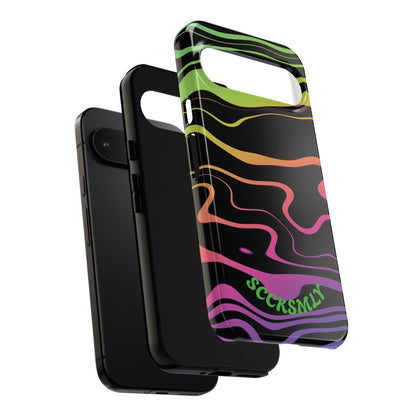 Dark Rainbow Tough Case For Google Pixel