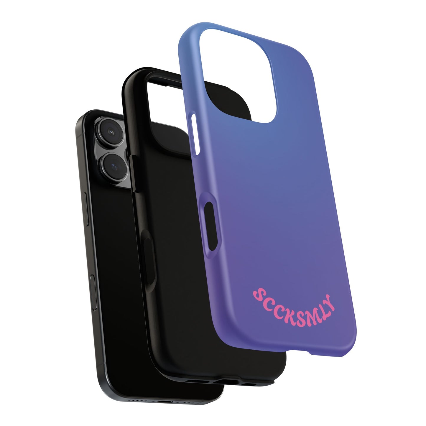 Berry Pop Gradient Tough Phone Case for Apple