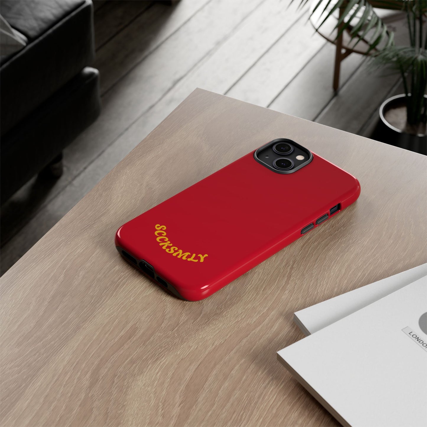 SOLID Calm Cherry Tough Case for Apple