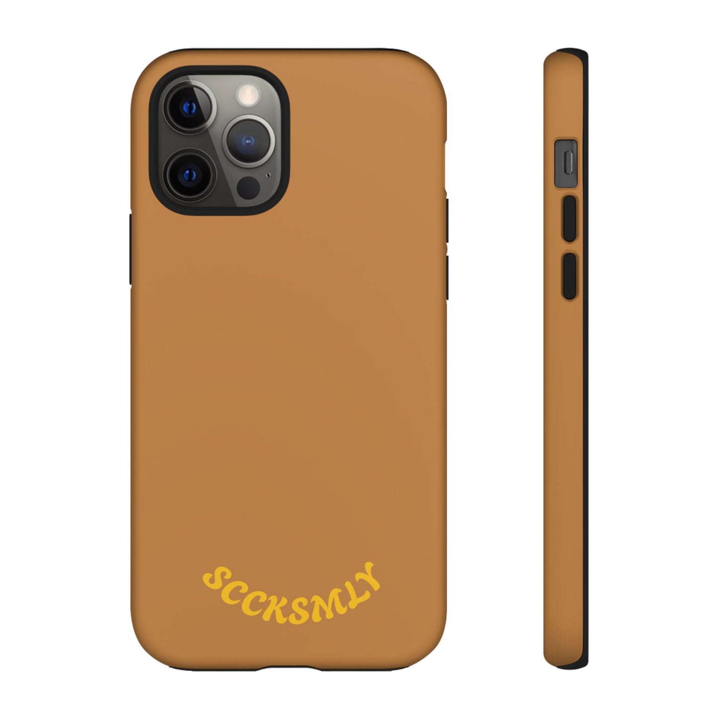 SOLID Spiced Caramel Tough Case for Apple