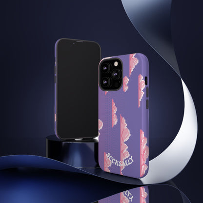 Purple Cotton Candy Sky Tough Phone Case for Apple
