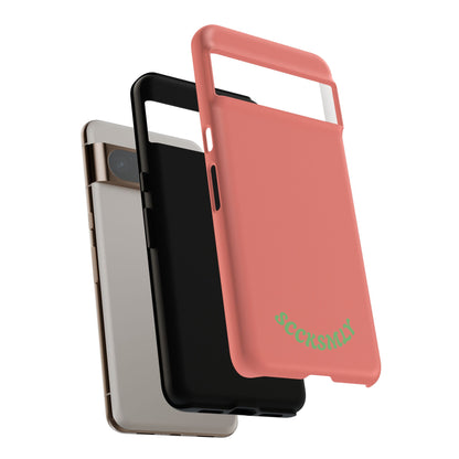 SOLID Guava Melon Wave Tough Phone Case for Google Pixel